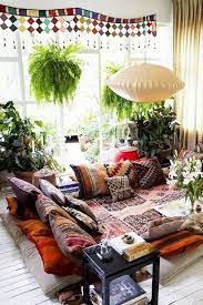 decorate a bohemian style room on a budget