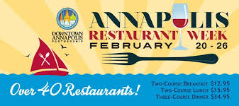 Annapolis Restaurant Week 2017 Under Way List Of