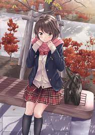 Wallpaper : anime girls, school uniform ...