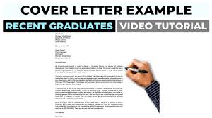 cover letter exle for recent