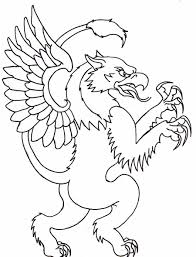 The detail and color are outstanding. Scary Griffin Coloring Page Free Printable Coloring Pages For Kids