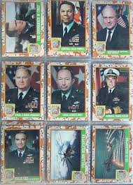 You can easily distinguish them from the base cards by the desert shield logo on the front of the cards. 1991 Topps Desert Storm Series 1 2 3 All 264 Cards 44 Stickers 3 Complete