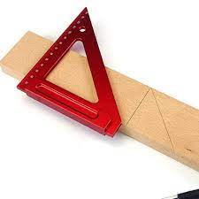 Amazon.co.jp: 150MM sj-1 木工三角定規、赤い三角定規、アルミニウム合金大工仕事測定ツール : DIY・工具・ガーデン