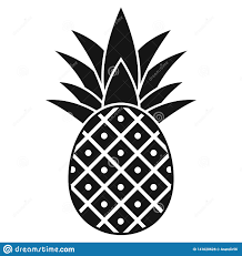 Pineapple Icon Simple Style Stock Vector Illustration Of