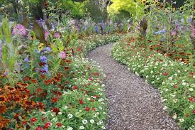 flower garden paths