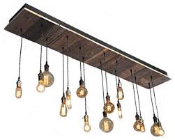 Reclaimed Wood Rustic Light Fixture Industrial Chandeliers By Industrial Lightworks
