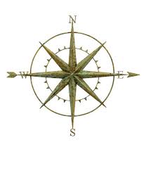 Compass Wall Art By London Ornaments