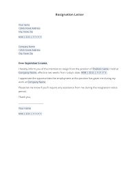 resignation letter template onlyoffice