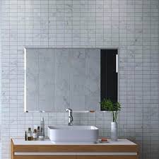 White Marble Mosaic Bathroom Panels