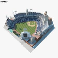 petco park 3d model architecture on hum3d