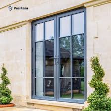 china aluminium glass exterior door