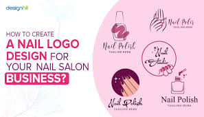 how to create a nail logo design for