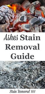 ashes stain removal guide