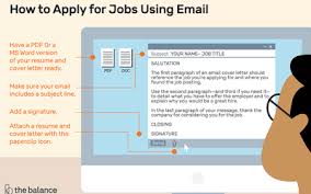Tips And Samples For Sending Email Cover Letters