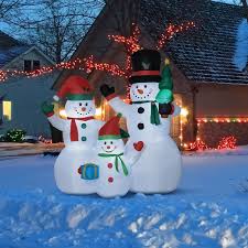 Homcom 7ft Inflatable Snowman