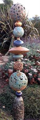 Nessy Ceramics Totems Handmade Garden