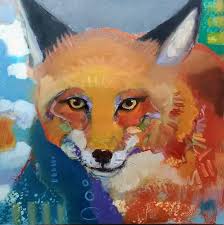 Wildlife Wall Art Fox Painting