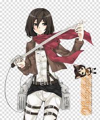 Explore the 565 mobile wallpapers associated with the tag mikasa ackerman and download freely everything you like! Mikasa Ackerman Eren Yeager Attack On Titan Anime Manga Anime Transparent Background Png Clipart Png Free Transparent Image