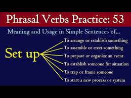 phrasal verb meaning with exles