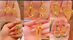 2023 dubai gold jhumka earrings designs