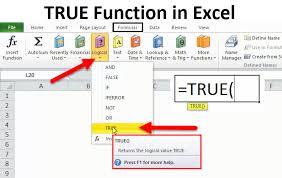 True Function In Excel Formula Examples How To Use True