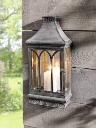 Outdoor Wall Sconce Candle Holder