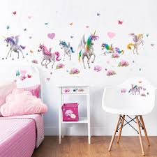 Magical Unicorn Wall Stickers Love