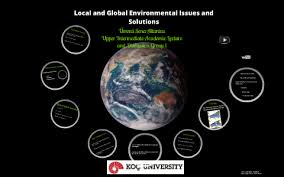 local and global environmental issues