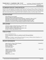 Medical Resume Template   Gfyork com physician resume sample