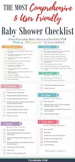 The Only Baby Shower Checklist You Will Need Baby Shower Checklist