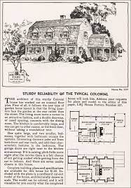 1935 Dutch Colonial Revival House Plan