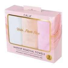 makeup removal towels set cala