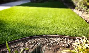 Low Profile Artificial Grass Border Is