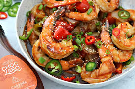 easy keto sweet and sour shrimp dr