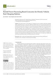 electric vehicle fast charging stations