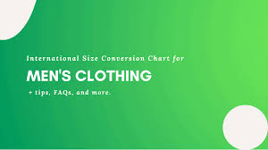 international size conversion chart