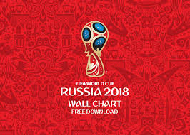 Freebie Fifa World Cup Russia 2018 Wall Chart On Behance