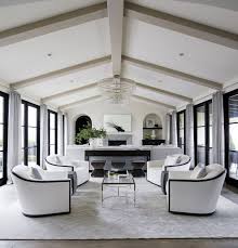 A Standout Living Room Includes Acustom Chandelier Made By