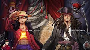 Luffy and jack sparrow