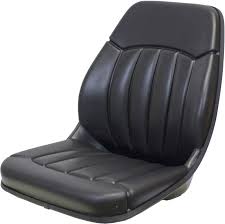 Black Vinyl Seat For Case Ih Ford New