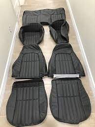 Charcoal Gray Leather Seat Covers