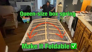 queen size box spring foldable