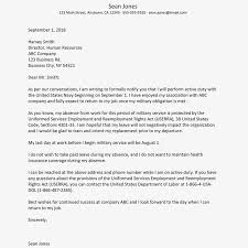 Sample Absence Letter For Military Leave