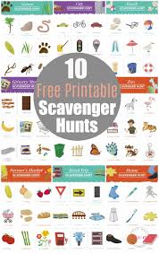 10 Free Scavenger Hunt Printables For Kids Must Have Mom