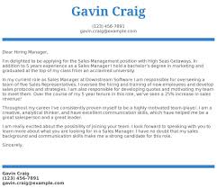 Sales Manager Cover Letter Examples Samples Templates