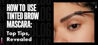 how to use tinted brow mascara nyx
