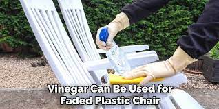 how to re faded plastic chairs