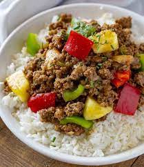 Diabetic dinner made with ground beef recipe : Ground Hawaiian Beef Cooking Made Healthy