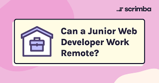 can a junior web developer work remote