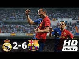 Real madrid 2 6 barcelona hd jogo completo 02 05 2009. Real Madrid Vs Barcelona 2 6 All Goals Extended Highlights La Liga 2 5 2009 Hd Youtube